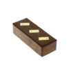 Handcrafted Acacia wood domino set with brass inlay