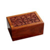 Handmade & Handcrafted Wooden Urn Box with Tree of Life Engraving