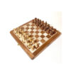 Magnetic Wooden Chess Set 7"x7" – Folding Box with Chess Pieces, Acacia & Maple Wood – Perfect Gift for Father’s Day, Mother’s Day, Christmas, Birthday